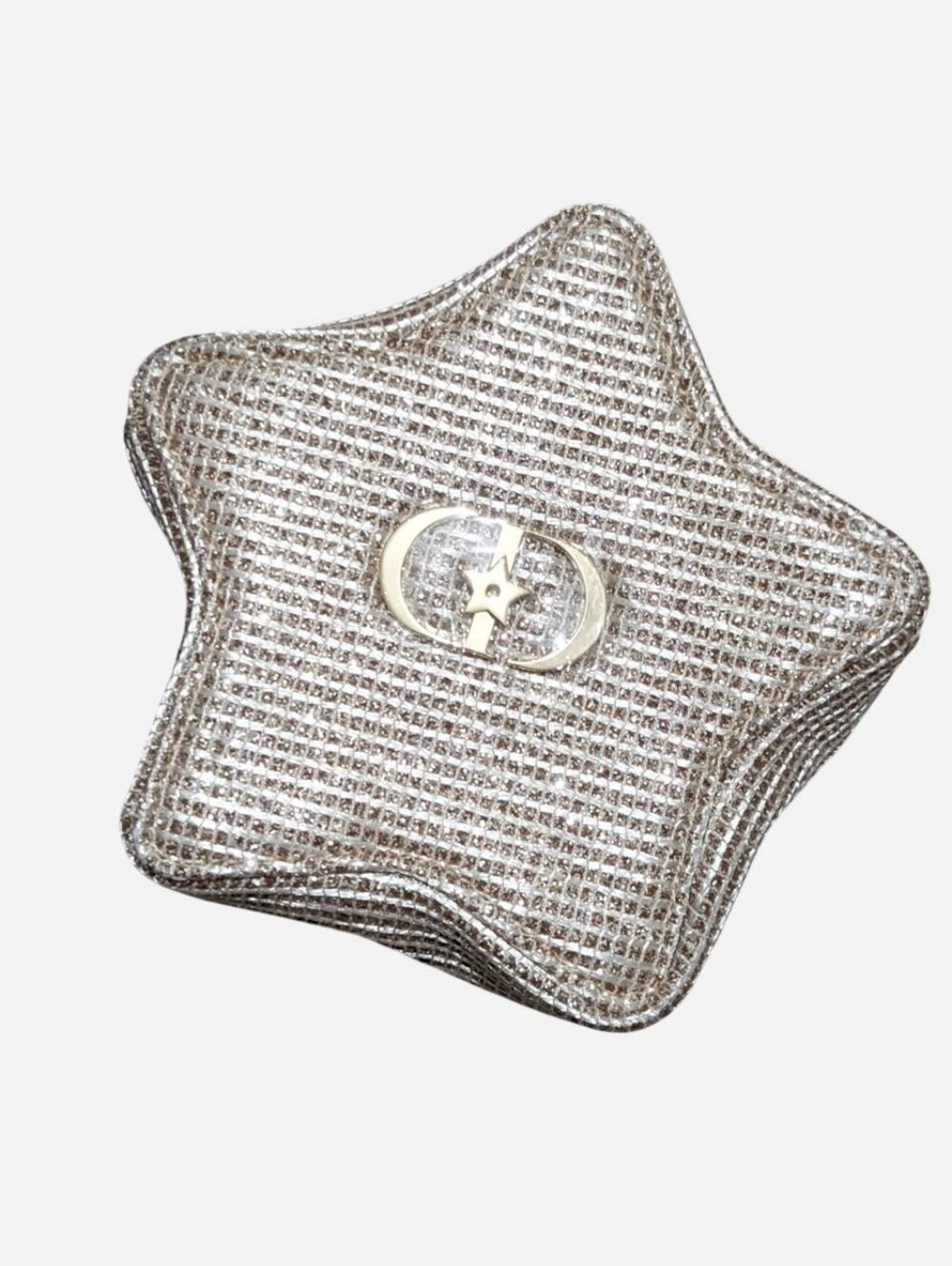 New DIOR Trousse 2025 Holidays Gold Star pouch cosmetic zipper bag